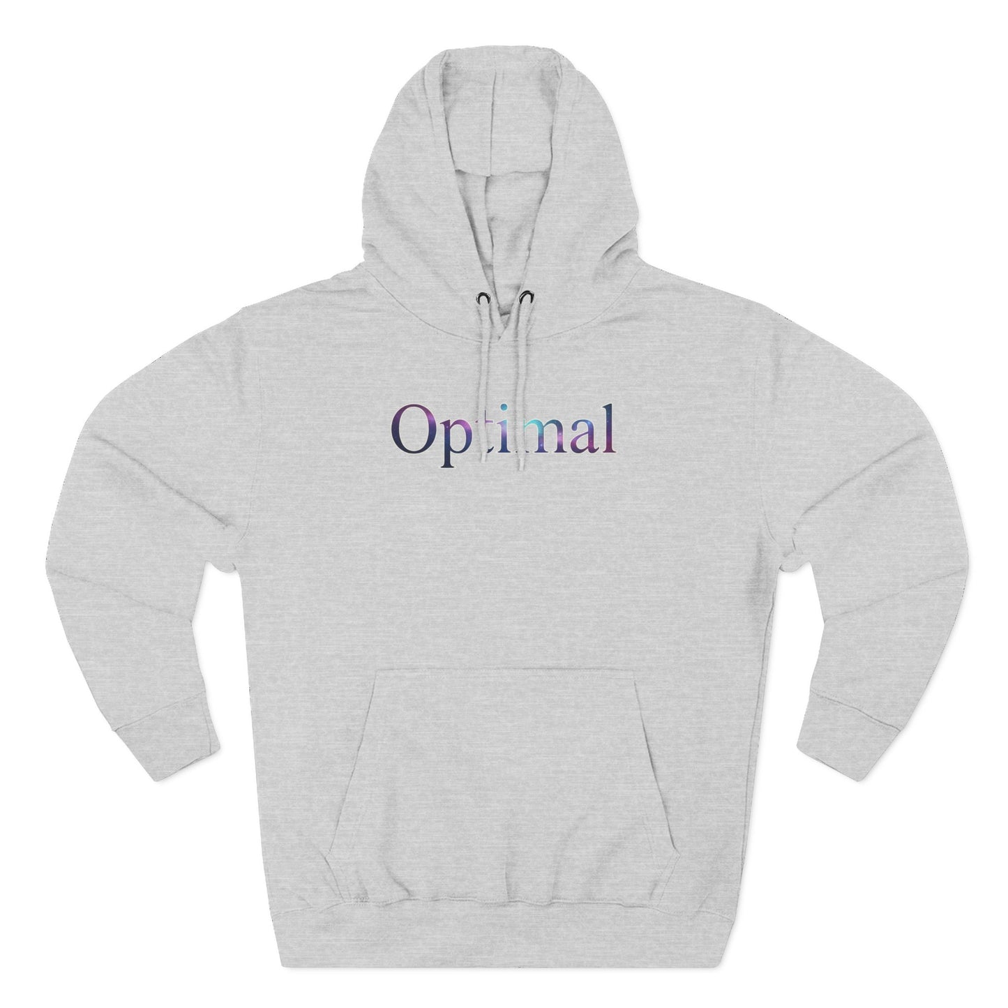 Optimal Hoodie — Cosmic Glow Human Graphic Fleece Hoodie